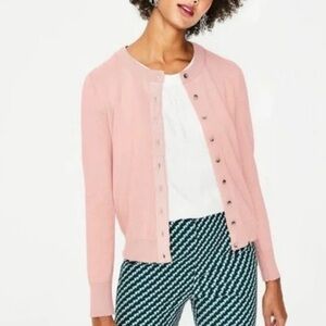 Boden Amelia Cardigan, Blush Pink Size M